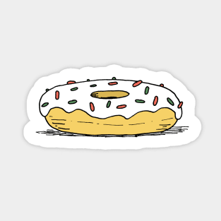 Holiday Donut Sticker